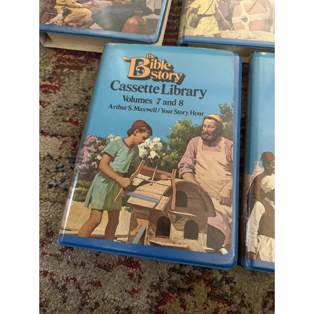 The Bible Story Cassette Library Vol 1–10 Arthur S Maxwell Complete Set Pre Own - Picture 7 of 11